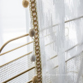 Protetor solar semi-transparente Jacquard Curtain Sheer